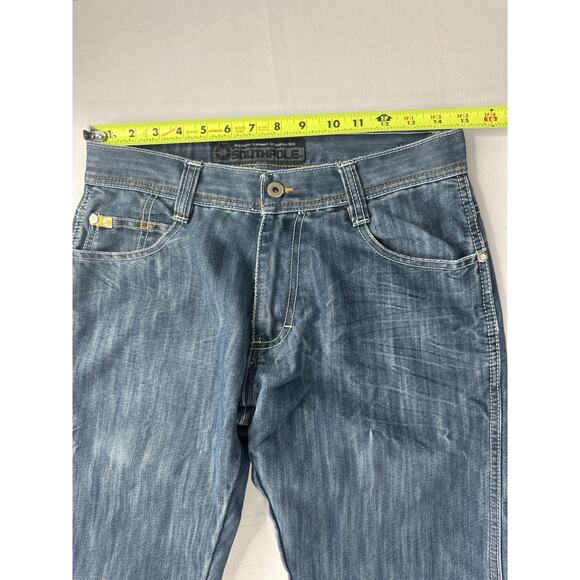 South Pole Men’s Jeans Size 30 X 30 straight leg blue denim light wash, Y2K - Picture 3 of 8